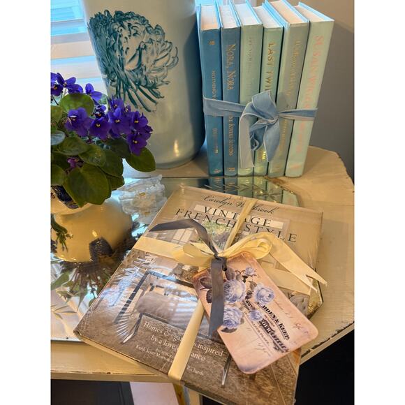 Vintage French Style Decorative Book  , french Vintage Home Decor - Picture 3 of 10